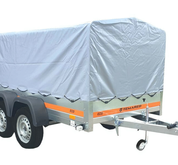 Remorque bâchée basculante double essieu TEMA 263×125 cm ECO2612/2 KIPP