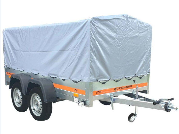 Remorque-001 Remorque bâchée basculante double essieu TEMA 263×125 cm ECO2612/2 KIPP – Image 1