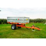 Remorque Basculante Boxer HT12 – Hydraulique, 150×90 cm, Côtés Rabattables